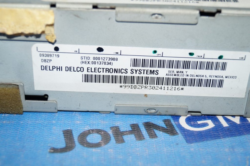 картинка Блок управления музыкой 09389719 Cadillac Escalade GMT800 от магазина JohnGMparts